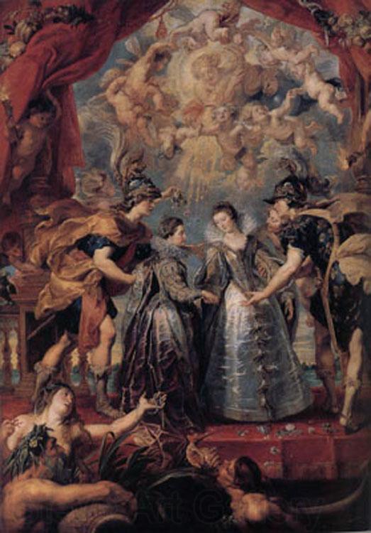 Peter Paul Rubens The Excbange of Princesses (mk01) France oil painting art
